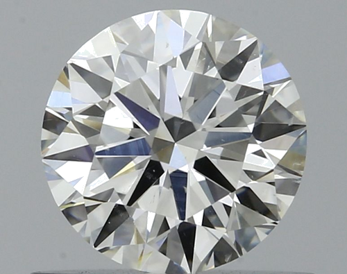 0.59 carat G-SI1 Excellent cut Natūralus Round Deimantas (1)