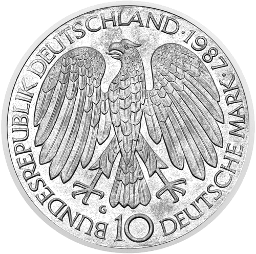10 Mark Treaty of Rome 1987 Germany Silver Coin (2)