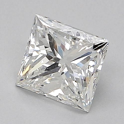 0.9 carat F-VS2 Natūralus Princess Deimantas (1)