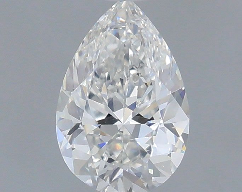 0.5 carat F-SI1 Natūralus Pear Deimantas (1)