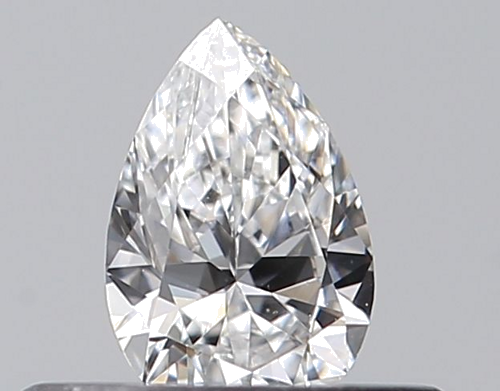 0.25 carat E-VS1 Natūralus Pear Deimantas (1)