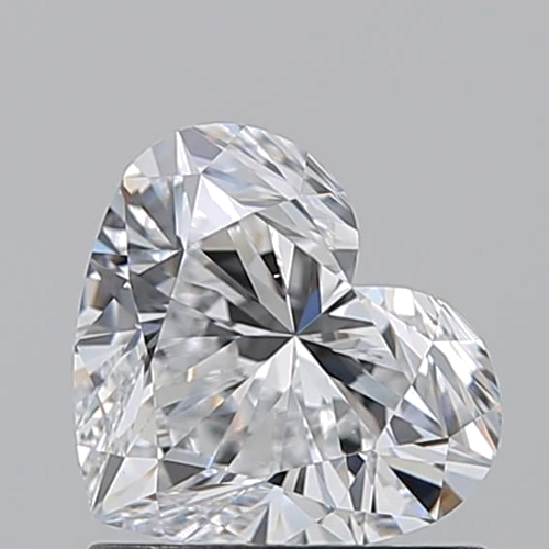 1.01 carat D-VS2 Natūralus Heart Deimantas (1)