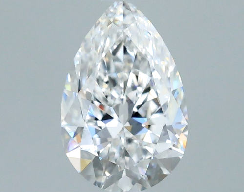 0.7 carat E-VS1 Natūralus Pear Deimantas (1)