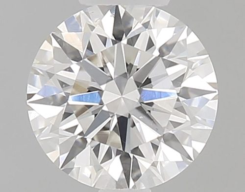 0.59 carat F-SI1 Excellent cut Natūralus Round Deimantas (1)