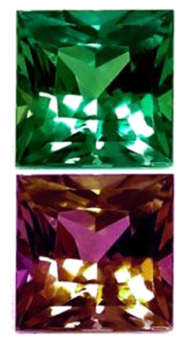 0.19 carat GREEN Square Alexandrite (1)