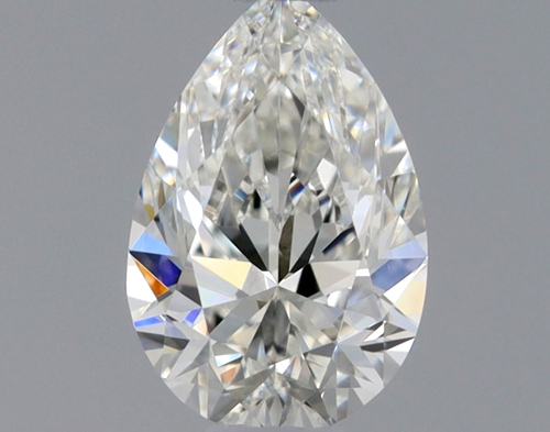 0.3 carat H-IF Natūralus Pear Deimantas (1)
