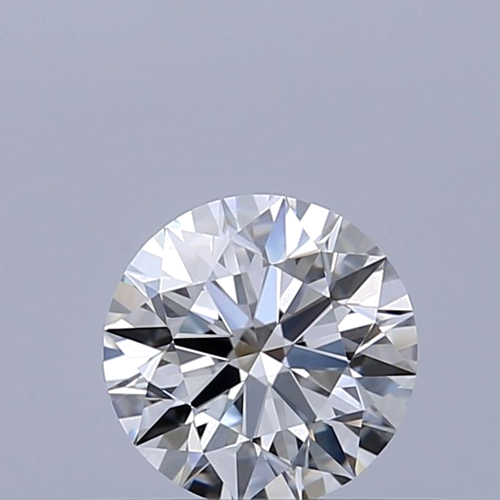 0.43 carat F-VVS1 Excellent cut Natūralus Round Deimantas (1)