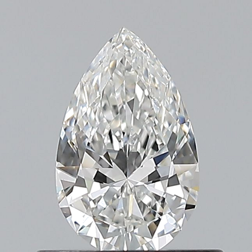0.5 carat F-VS2 Natūralus Pear Deimantas (1)