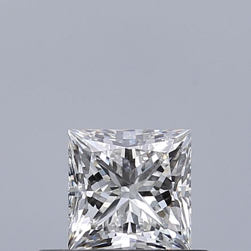 0.43 carat F-VVS2 Natūralus Princess Deimantas (1)