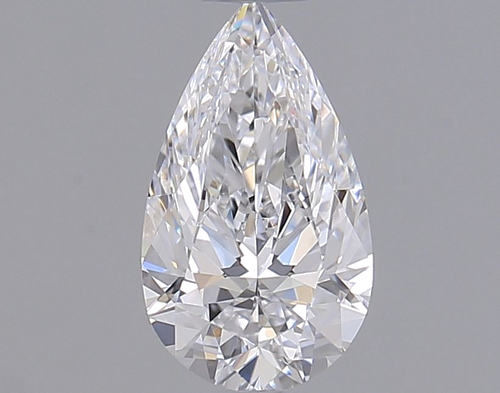 0.6 carat D-VVS1 Natūralus Pear Deimantas (1)