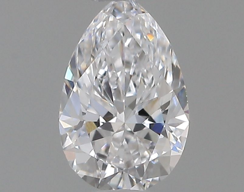 0.3 carat D-VS1 Natūralus Pear Deimantas (1)