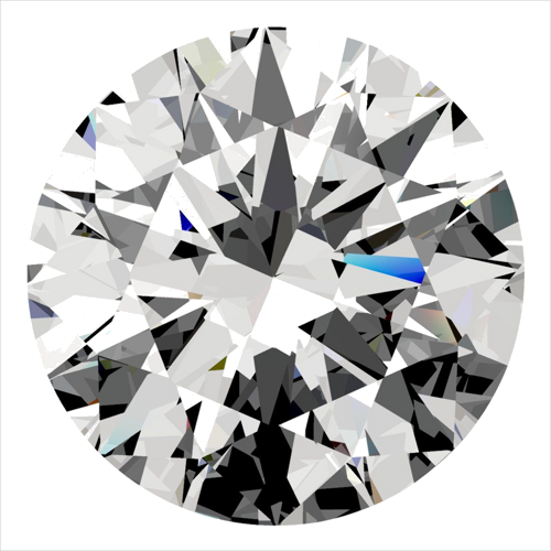 0.3 carat E-SI1 Excellent cut Natūralus Round Deimantas (1)