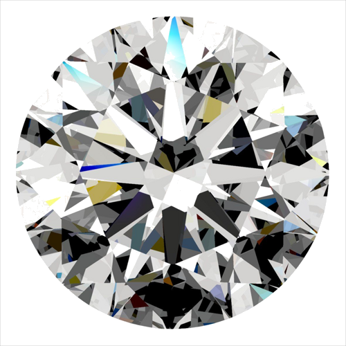 0.4 carat E-VVS1 Excellent cut Natūralus Round Deimantas (1)
