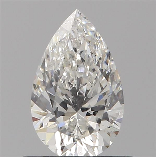 0.53 carat D-SI1 Natūralus Pear Deimantas (1)