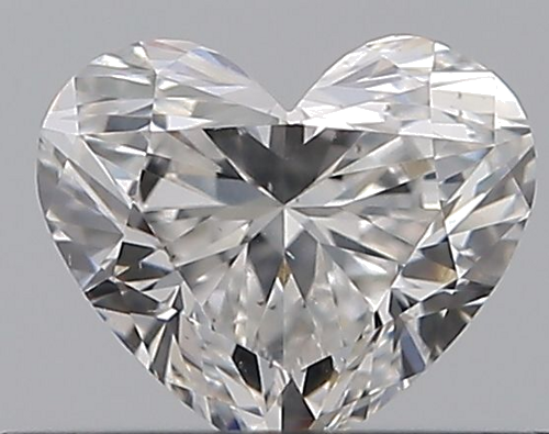 0.39 carat E-SI1 Natūralus Heart Deimantas (1)