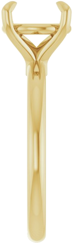 Sužadėtuvių Žiedas „Claw-Prong“ 14k yellow gold Round 9mm (4)