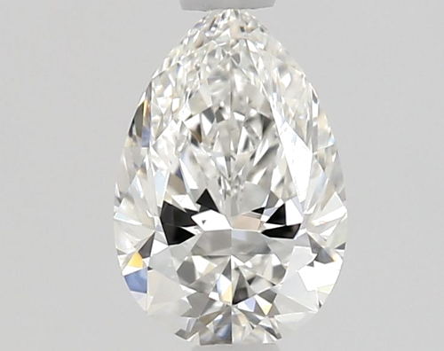 0.59 carat F-VVS1 Natūralus Pear Deimantas (1)