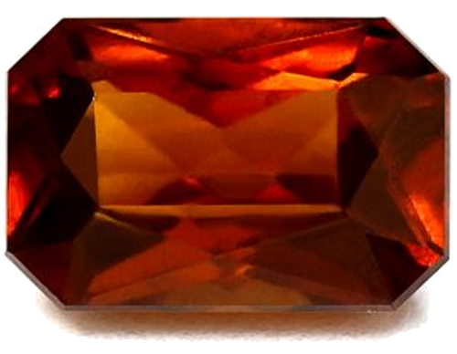 3.63 carat ORANGE Emerald Garnet (1)