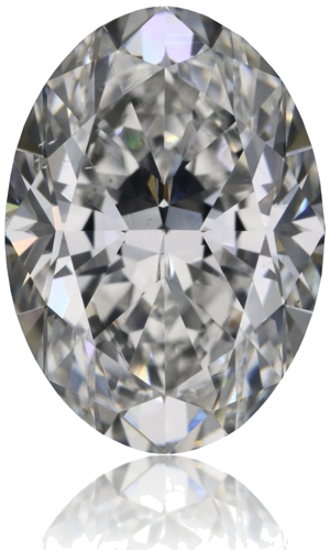 1.7 carat F-VS2 Natūralus Oval Deimantas (1)