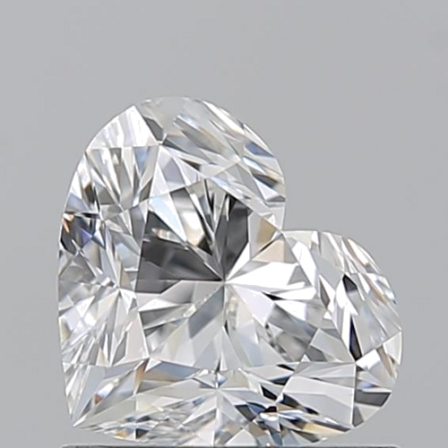 1.01 carat F-VVS2 Natūralus Heart Deimantas (1)