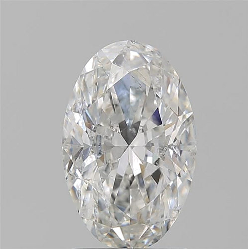2.01 carat G-SI2 Natūralus Oval Deimantas (1)
