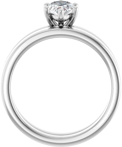 Sužadėtuvių Žiedas „Solitaire“ 417 Baltojo Aukso Marquise 10mm x 5mm (7)