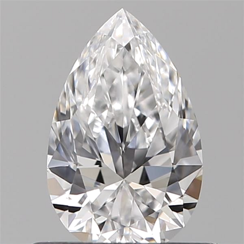 0.52 carat D-VVS1 Natūralus Pear Deimantas (1)