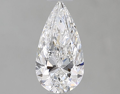 0.5 carat E-VS2 Natūralus Pear Deimantas (1)