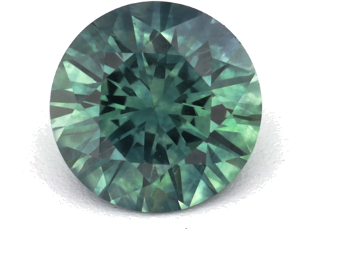 0.58 carat GREEN Round Safyras (1)