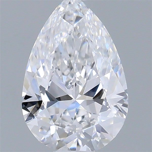 0.3 carat D-VS2 Natūralus Pear Deimantas (1)