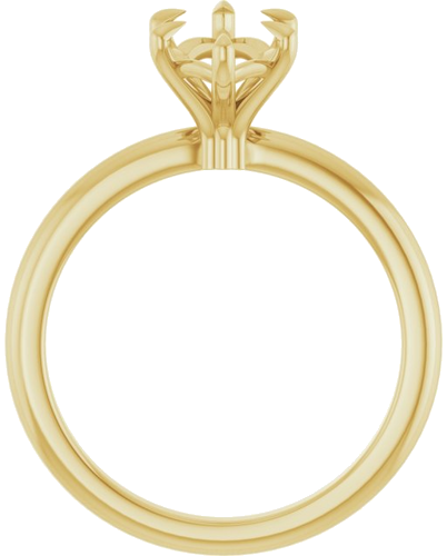 Sužadėtuvių Žiedas „Solitaire“ 14k yellow gold Marquise 12mm x 6mm (2)
