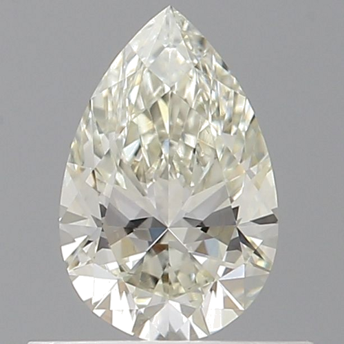 0.5 carat K-VS2 Natūralus Pear Deimantas (1)