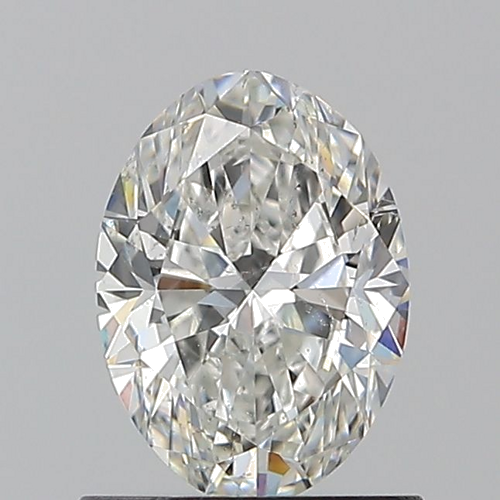 0.9 carat G-SI2 Natūralus Oval Deimantas (1)