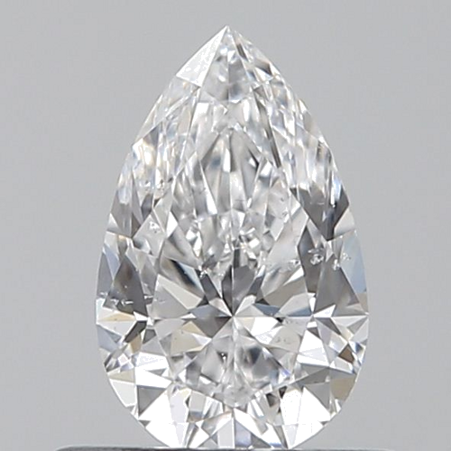 0.5 carat D-SI2 Natūralus Pear Deimantas (1)