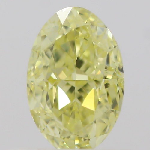 0.5 carat Fancy Intense  Yellow-VS1 Natūralus Oval Deimantas (1)