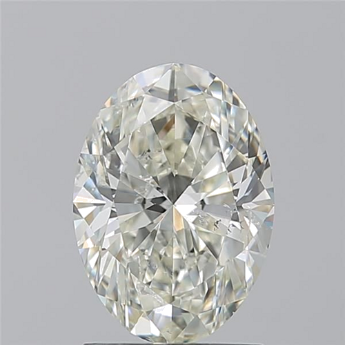 1.7 carat K-SI2 Natūralus Oval Deimantas (1)