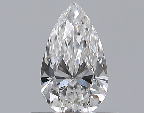 0.5 carat E-SI1 Natūralus Pear Deimantas (1)