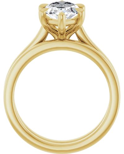 Sužadėtuvių Žiedas „Claw-Prong“ 14k yellow gold Marquise 15mm x 7mm (7)