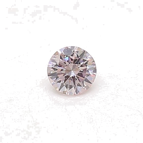 0.15 carat Pink-SI2 GD cut Natūralus Round Deimantas (1)