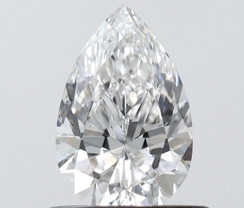 0.62 carat G-VS2 Natūralus Pear Deimantas (1)