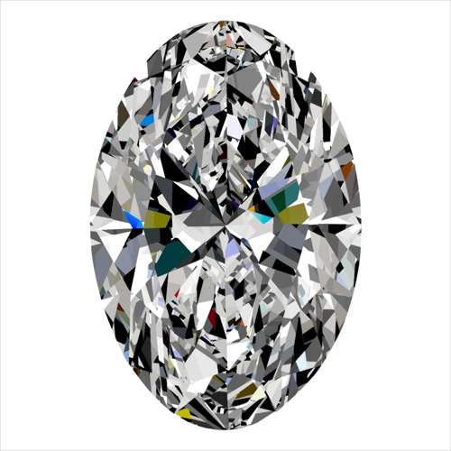 0.31 carat E-VVS1 Natūralus Oval Deimantas (1)