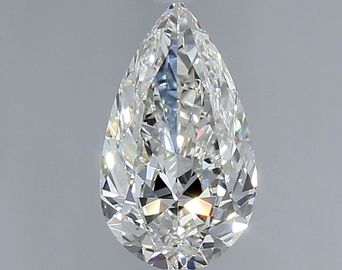 0.9 carat I-VS2 Natūralus Pear Deimantas (1)