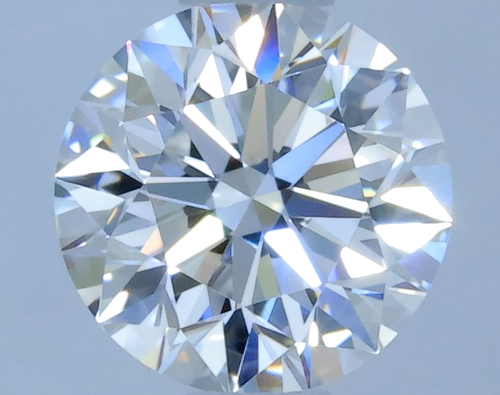 0.51 carat F-VVS1 Excellent cut Natūralus Round Deimantas (1)