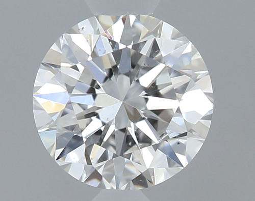 0.51 carat G-SI2 Excellent cut Natūralus Round Deimantas (1)