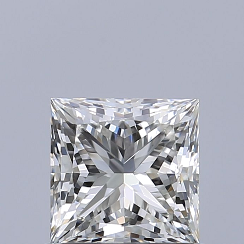0.71 carat H-VVS2 Natūralus Princess Deimantas (1)