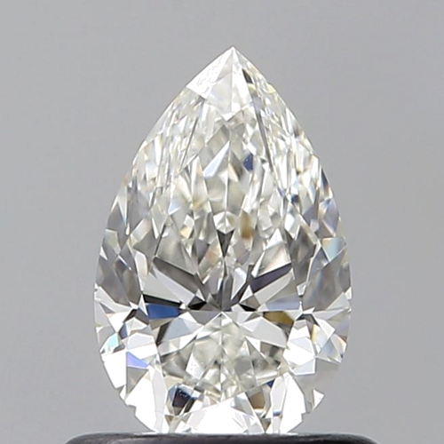 0.6 carat H-VS2 Natūralus Pear Deimantas (1)