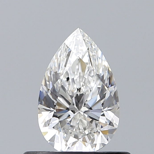 0.51 carat E-VVS2 Natūralus Pear Deimantas (1)