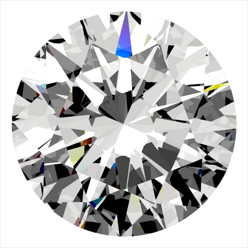 0.3 carat E-VS2 Excellent cut Natūralus Round Deimantas (1)