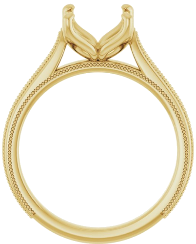Sužadėtuvių Žiedas „Solitaire“ 14k yellow gold Oval 10mm x 8mm (2)