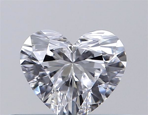 0.3 carat D-VVS2 Natūralus Heart Deimantas (1)